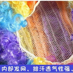 Qiluguai Curly Afro <b>Wig</b> Halloween Costume Party Props Colorful Big Hairpieces For Adults <b>Kids</b> Cosplay - Product Image 3
