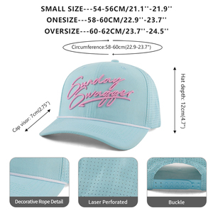 Casquette Snapback à 6 Panneaux Personnalisable avec Logo, Bord Plat, Trous Perforés au Laser et Broderie 3D – Vente en Gros, Tendance - Product Image 3