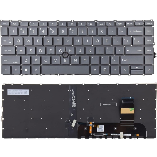 High Quality Laptop Keyboard Notebook Backlit Keyboard for HP EliteBook 840 G7 845 G7 840 G8 845 G8 OEM Laptop Internal Keyboard