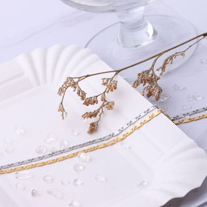 थोक कस्टम सर्वश्रेष्ठ विक्रेता के लिए 18K सोना मढ़वाया फ्लैट मरीना लिंक टखने कंगन महिलाओं पायल - Product Image 3