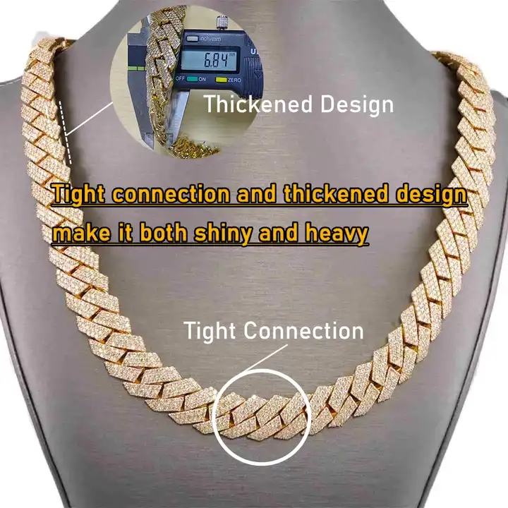Shop Our Luxury Cubanas Custom Chains - Gold Plated Brass