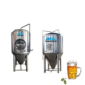 حوض تخمير بيرة ACE أحمر نحاسي مضغوط 1000 لتر 15 مللي لتر وخزانات ساطعة لمصانع البيرة