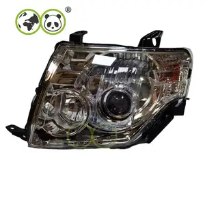 GLOBAL PANDA High Quality Pajero Manual Hahogen Head Lamp Headlight for Mitsubishi V97 2007 2012 V98 2015 2020