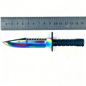 Cuchillo de Mariposa Plegable Portátil, Seguro, Práctico y Elegante para Caza, Entrenamiento, Actividades al Aire Libre, Supervivencia y Camping, Modelo Karambit M9 - Product Image 5
