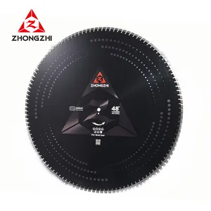 1200mm 48inch Laser or Silver Welded Wall Circular Saw Blade Concrete Cutting Disc For Wall Saw Cutter Machine