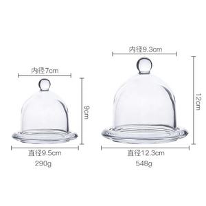 2026 Factory Outlet Mini Wadah Mentega Kaca dengan Tutup, Wadah Kue Bulat, Tempat Mentega Kaca Kecil untuk Makanan, Ide Produk Baru - Product Image 1