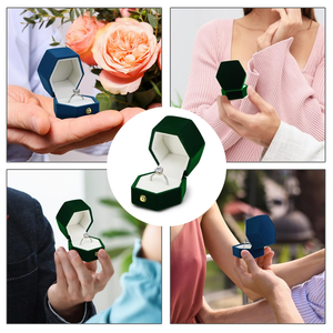Wholesale Exquisite Velvet <b>Ring</b> <b>Boxes</b>, Soft Velvet Jewelry Storage <b>Boxes</b> with a Luxurious Feel; Perfect Velvet Jewelry <b>Boxes</b> - Product Image 5