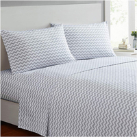 AOYATEX Nouvel Ensemble de Draps de Lit Luxe sur Mesure en Microfibre Lavée – Garniture de Lit Complète