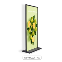 Kiosque interactif numérique à écran tactile dynamique Android WiFi sur pied, 43/49/55/65 pouces, signalisation numérique, indice de protection IP55, pour magasin de détail