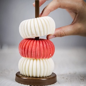 Molde de silicona Tangchu para donuts, galletas, mousse, pasteles, anillos densos, chocolate y helado, para hornear DIY, envasado individualmente - Product Image 3