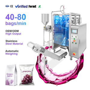 Automatic Liquid Paste Vertical Form Filling Sealing <b>Machine</b> Grape <b>Juice</b> Cold Brew Coffee Bags Packing <b>Machine</b> - Product Image 1