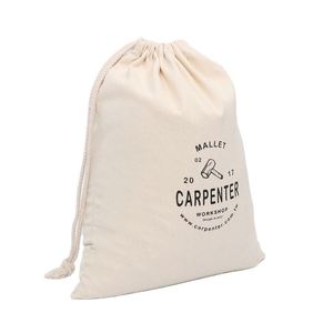 Best Seller Eco-friendly Unbleached Cotton Linen Gift Drawstring <b>Bag</b> Cotton Storage <b>Bag</b> Muslin Packaging <b>Bag</b> - Product Image 1