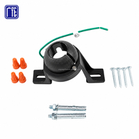 Kit de suspension spécial pour pièces de rechange de lampe de ventilateur à dessus incliné en fonte sous pression, accessoires de quincaillerie de rechange pour lampe de ventilateur