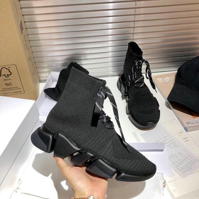 Wholesale Men's Lace Sock Sneakers Knit Upper Casual Walking Shoes Breathable Mesh Lining Fashion Trend Light Weight Bulk Supply