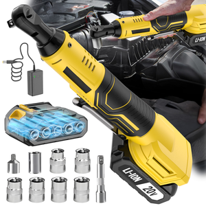 20V Ratchet <b>Wrench</b> DIY Grade Impact 45Nm Torque Battery Operated for Car CRW-20B-1 Cordless Ratchet <b>Wrench</b> CRW-20B-1 - Product Image 1