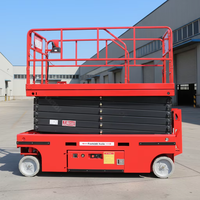 Nouvelle table élévatrice à ciseaux électrique portable de 14 m avec moteur hydraulique