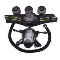 Système de respirateur PAPR à pression positive, masque, respirateur purificateur d'air électrique rechargeable, lutte contre l'incendie, chaleur, froid