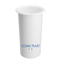 COMIL PLAST Vase funéraire de style européen pour adulte, insert de pierre tombale, en plastique multicolore 7x14cm, modèle V714, pour mausolée