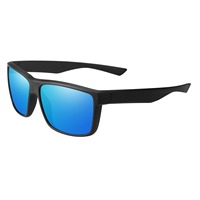 Prix de gros Lunettes de soleil flottantes TPX2068, monture intégrale légère, forme carrée, grand format, en TPX, antireflet, UV 400, polarisées