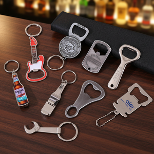 Abridores de Botellas con Llavero Magnético Personalizados, Modernos, Duraderos y Portátiles, de Aleación de Zinc Electrochapada, Venta al Por Mayor de Fábrica - Product Image 3