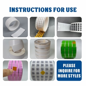 Nhãn kim loại điện một mặt nhãn nhiệt <span class=keywords><strong>Polyester</strong></span> vĩnh viễn với keo Acrylic để làm mặt nạ polyimide - Product Image 6