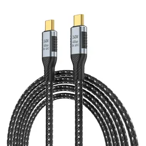 USB4 Full Function Cable UHD HD Type-C USB 4 Type C To USB 4 Type C 40Gbps 8K 60Hz 240W PD3.1 PD Data Fast Charging Cable