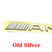 Badge de voiture ABS, autocollant en plastique avec logo AMG 3M pour Mercedes W124 W211 W212 W210 W205 W203 W204 W126 W168 W169 W176 W177