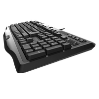 AIKUN 2.4G Clavier à membrane sans fil à usage domestique pour le bureau-Interrupteur en caoutchouc-15 touches multimédia-Dongle USB Slot-2AAA batterie