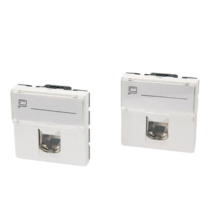 Prise Keystone RJ45 Cat6 Cat6A sans outil, sortie d'information STP 45*45mm, plaque frontale française pour pièces de télécommunication <span class=keywords><strong>Legrand</strong></span> - Product Image 6