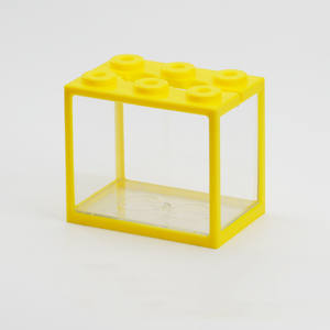 モダンな長方形シリンダー照明小型アクリルBetta水族館アクセサリー魚タンクデスクトップ用屋外パッケージ - Product Image 6