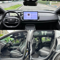 Электрический седан LHD с запасом хода 515 км, батареей 58 кВт·ч, Changan SL03 2023, автомат, кондиционер, кожаный салон, темно-серый, R19, б/у, панорамный люк, 360° обзор