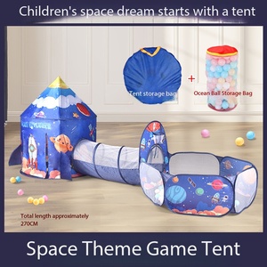 Tente de jeu 3 en 1 pour bébés <span class=keywords><strong>et</strong></span> enfants, <span class=keywords><strong>piscine</strong></span> à balles, <span class=keywords><strong>piscine</strong></span> à balles océaniques, tente de jeu pliable, parc de jeu, <span class=keywords><strong>tunnel</strong></span>, maison de jeu - Product Image 2