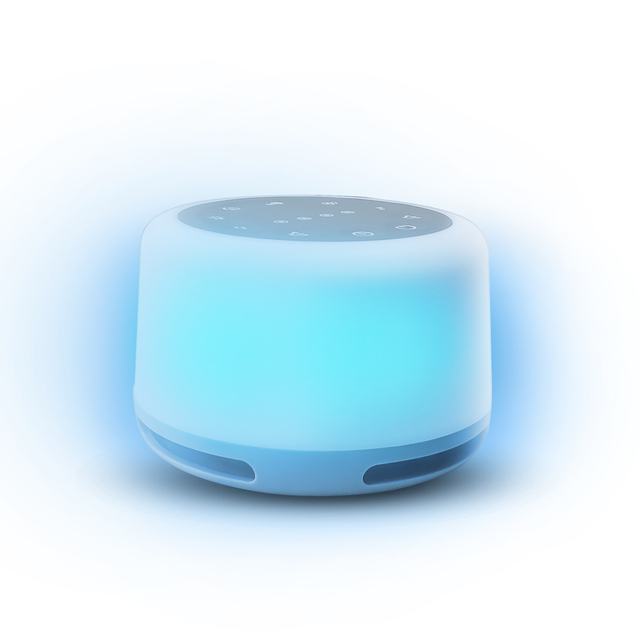 2022 White Noise Smart Machine Baby &Adult Relax Sound with 7 Color Adjustable Night Light