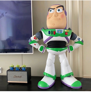 In fibra di vetro artificiale <span class=keywords><strong>sceriffo</strong></span> legnoso Buzz statua in resina rossa giocattolo storia bambole decorazione per la casa da giardino artigianato film ispirato - Product Image 4