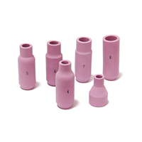 Accessoires de soudage TIG à l'argon ESSEN avec buse en céramique d'alumine, pièces de torche pour soudage et brasage à gaz mixte