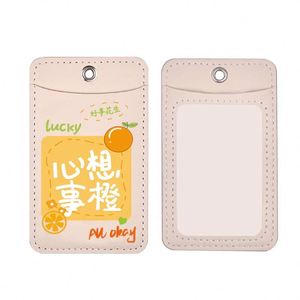 ซองใส่บัตรลายอนิเมะน่ารักหรูหรา หนัง PU ดีไซน์บางแนวตั้ง สำหรับนักเรียน ใส่บัตรโดยสาร มีจำหน่ายขายส่ง พร้อมรับพิมพ์ลายตามสั่ง - Product Image 4