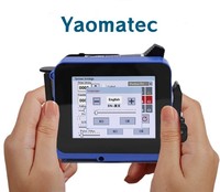 Imprimante portable Yaomatec 12.7 en promotion usine, machine de codage portable à écran tactile pour date, numéro de lot et logo, mini-imprimante jet d'encre portative