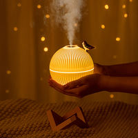 Diffuseur d'arômes LED sphérique 330 ml avec lumière chaude pour chambre à coucher et décoration intérieure – Vente en gros