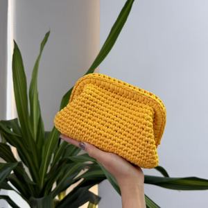 Borse <span class=keywords><strong>a</strong></span> <span class=keywords><strong>Uncinetto</strong></span> in Filato di T-shirt all'Ingrosso Pochette e Borse da Sera di Lusso Fatte <span class=keywords><strong>a</strong></span> <span class=keywords><strong>Mano</strong></span> per Donna - Product Image 4