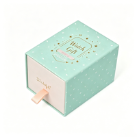 Boîte à bijoux coulissante personnalisée avec logo imprimé en gros pour OEM - Emballage cadeau de voyage en carton rigide gaufré écologique