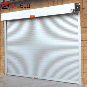 Großhandel elektrisch verzinkter Stahl Metall Rolling Up Rollladen Garagentor kommerziellen Rolltor - Product Image 3