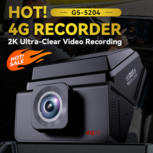 Caméra embarquée 4G LTE version globale avec streaming multimédia 2K+720P, WiFi, SOS, assistance à distance, 512 Go, surveillance de stationnement - Product Image 1