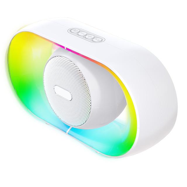 Stylish Portable RGB Light Wireless Blue Tooth Smart Speaker Desktop High-power Speakers