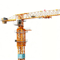 Grúa Torre, Grúa de Pluma, Grúa de Plataforma QTZ100(P6013) Carga Máxima 8t Carga en Punta 1.3t Longitud de Pluma 60m para Construcción de Edificios