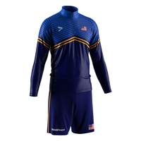 Ensemble d'échauffement de lutte personnalisé grande taille 5XL – Maillot de lutte drapeau américain – Combinaison de musculation pour la compétition