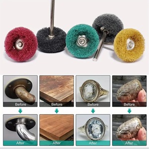 Lot de 69 mini-brosses abrasives avec tige de 3 mm, roues de polissage en acier pour outils de perçage et ébavurage - Product Image 6