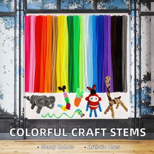 Limpiapipas de Chenilla Gruesos Ariste, Multicolores, 30cm, Hechos a Mano, para Manualidades de Acción de Gracias, Decoraciones DIY y Suministros de Artesanía - Product Image 2