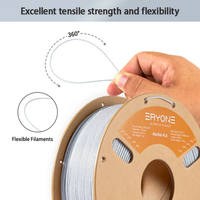 Filament d'imprimante 3D PLA Marbre 1,75 mm Bobine de 1 kg ±0,03 mm Texture mate pierre naturelle
