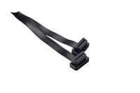 Maßgefertigtes 16-Pin OBDII Y-Kabel mit Matter Oberfläche, 4mm Abstand, Stecker-Buchse-Verbindung, PA66-Gehäuse, 90°C Betriebstemperatur, Ruisheng