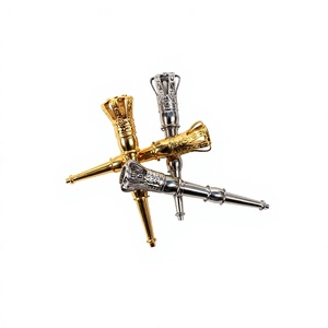 QUICK WAY INDUSTRIES Ceremonial Uniform Dress Gold <b>Wire</b> Aiguillettes Tips Customized High Quality German - Product Image 1